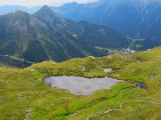 53 Dal Lago Alto vista sul Lago Basso delle Foppe 